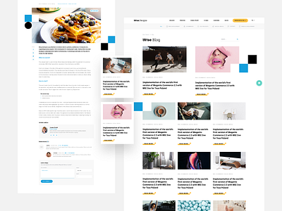 Wise Blog blog clean minimalism post ui ux web web design website wisepeople wordpress