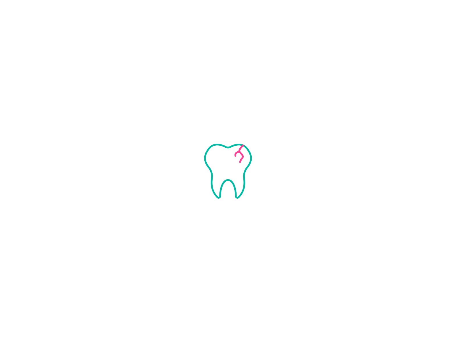 Icons for the site of dentistry