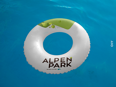 Alpen Park | branding aquapark brand branding design illustration kazakhstan logo park relaxation vector