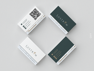 Lustrum | branding brand branding business card chandelier design lamp logo typography vector