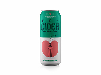 Craft Cider Packaging apple beverage can cider craft drink flat ontario packaging toronto