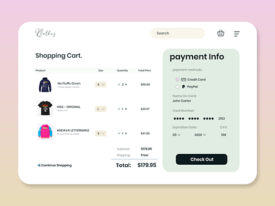 002 - Daily UI Challenge 002 cart daily ui dailyui design form payment payment form payment page shopping ui ui design ui ux uidesign ux ux design