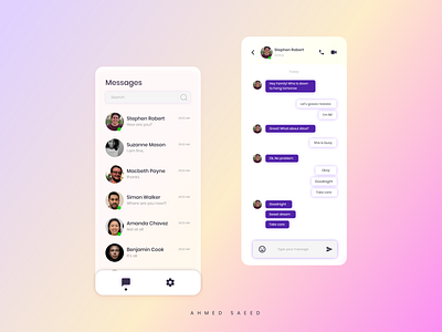013 Daily UI - Direct Messaging app dailyui day13 design direct messaging ui ui design ui ux ux