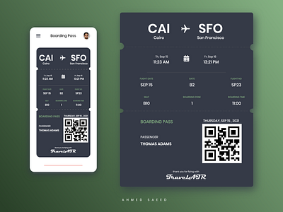 024 Daily UI - Boarding Pass app boarding pass dailyui design ui ui design ui ux ux