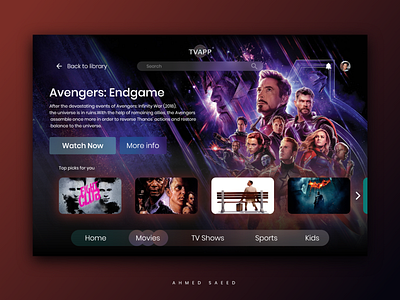 025 Daily UI - TV App