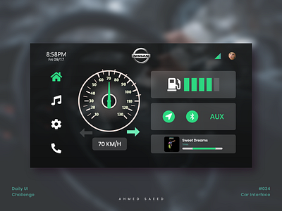 034 Daily UI - Car Interface