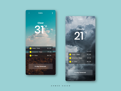 037 Daily UI - Weather app dailyui design ui ui design ui ux ux weather
