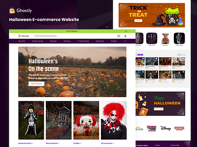 Halloween E-commerce - Landing page