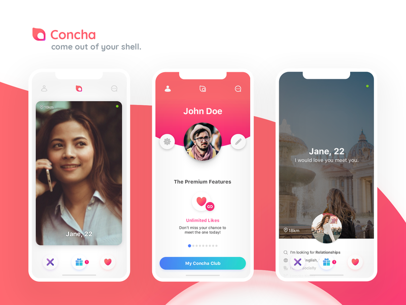 Dating App UI by Jiin Kim on Dribbble