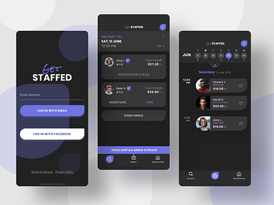 Mobile App - Get Staffed