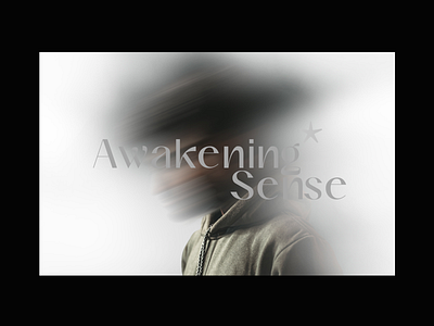 Awakening sense design font fonts graphic design mobile product product design typo typography ui ux work