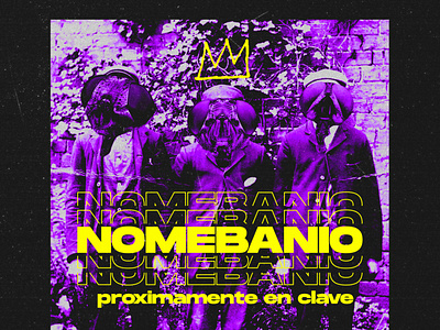 NoMeBanio flyer flyer design photomontage typogaphy