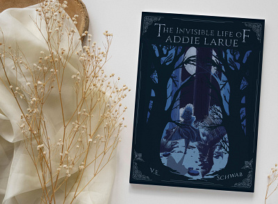 Book Cover of Addie LaRue book cover books drawing illustration moody