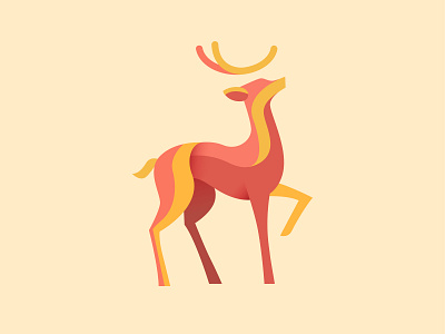 Deer deer design illustration illustrator logo vector