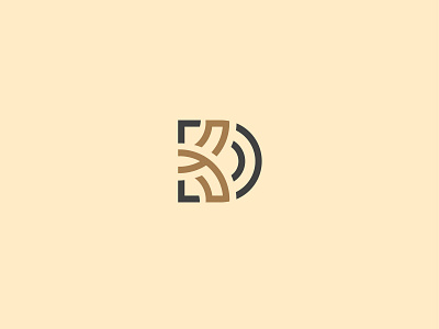 monogram dk design illustrator logo logotype monogramlogo