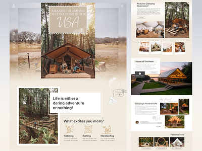 Glamping website