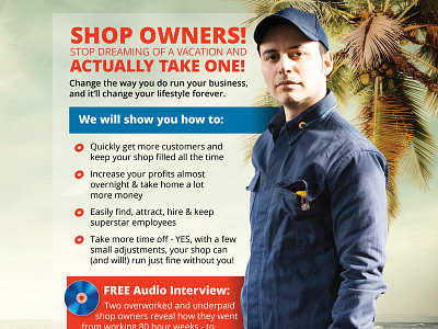 Repair Shop Coach, Print Ad (Full Page) advertising automotive print
