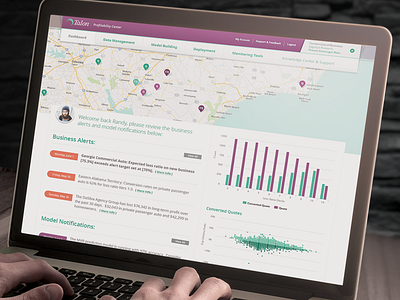 Insurance Analytics Dashboard machine learning user interface