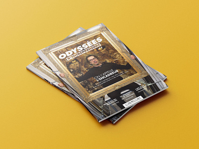Magazine Odyssées d'entrepreneurs edition editorial design magazine magazine cover print
