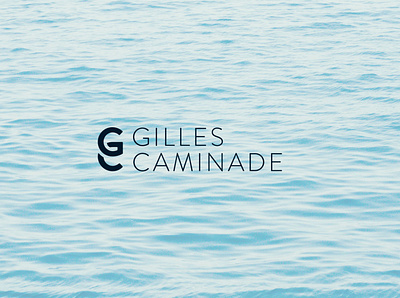 Gilles Caminade logo coaching initials logo design therapy