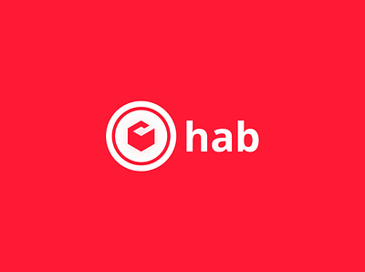 hab logo box lock logo logodesign security
