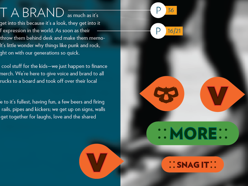 Victim Style Board web interface design flat skate brand branding website ui elements