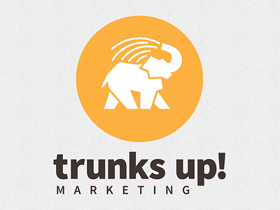 Trunks Up! Marketing design logo marketing