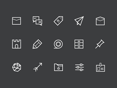 Mail app / Meil - icon set