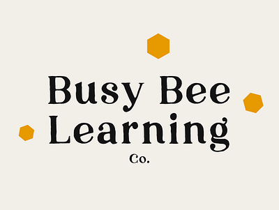 Busy Bee Logo brand branding design logo logodesign typography