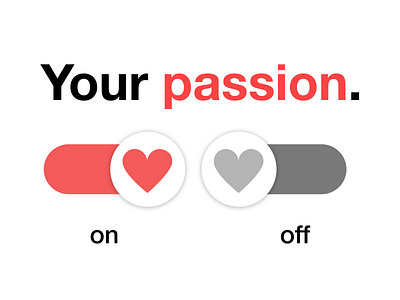 On off Switch #dailyui 015 passion