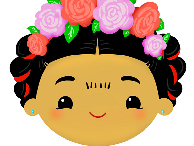 Frida Kahlo Cute Chibi by Ivan Ramirez on Dribbble