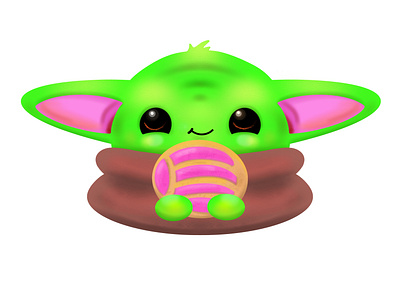 The Child Grogu Baby Yoda By Ivan Ramirez On Dribbble The Child Grogu Baby Yoda By Ivan Ramirez On Dribbble