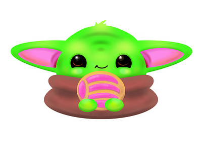 The Child Grogu Baby Yoda By Ivan Ramirez On Dribbble