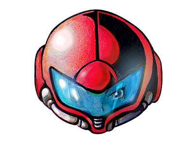 Samus Aran from Metroid design illustration ink pen logo markers metroid nintendo super mario super smash bros super smash bros ultimate video games