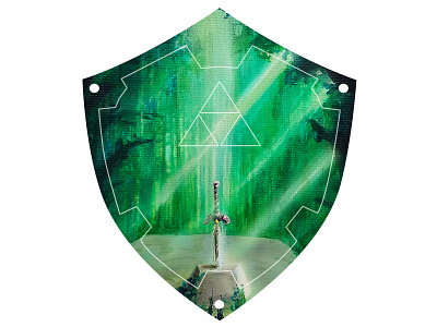 Hylian Shield (Master Sword in the Lost Woods)