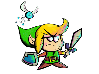 Angry Chibs Link (The Legend of Zelda)