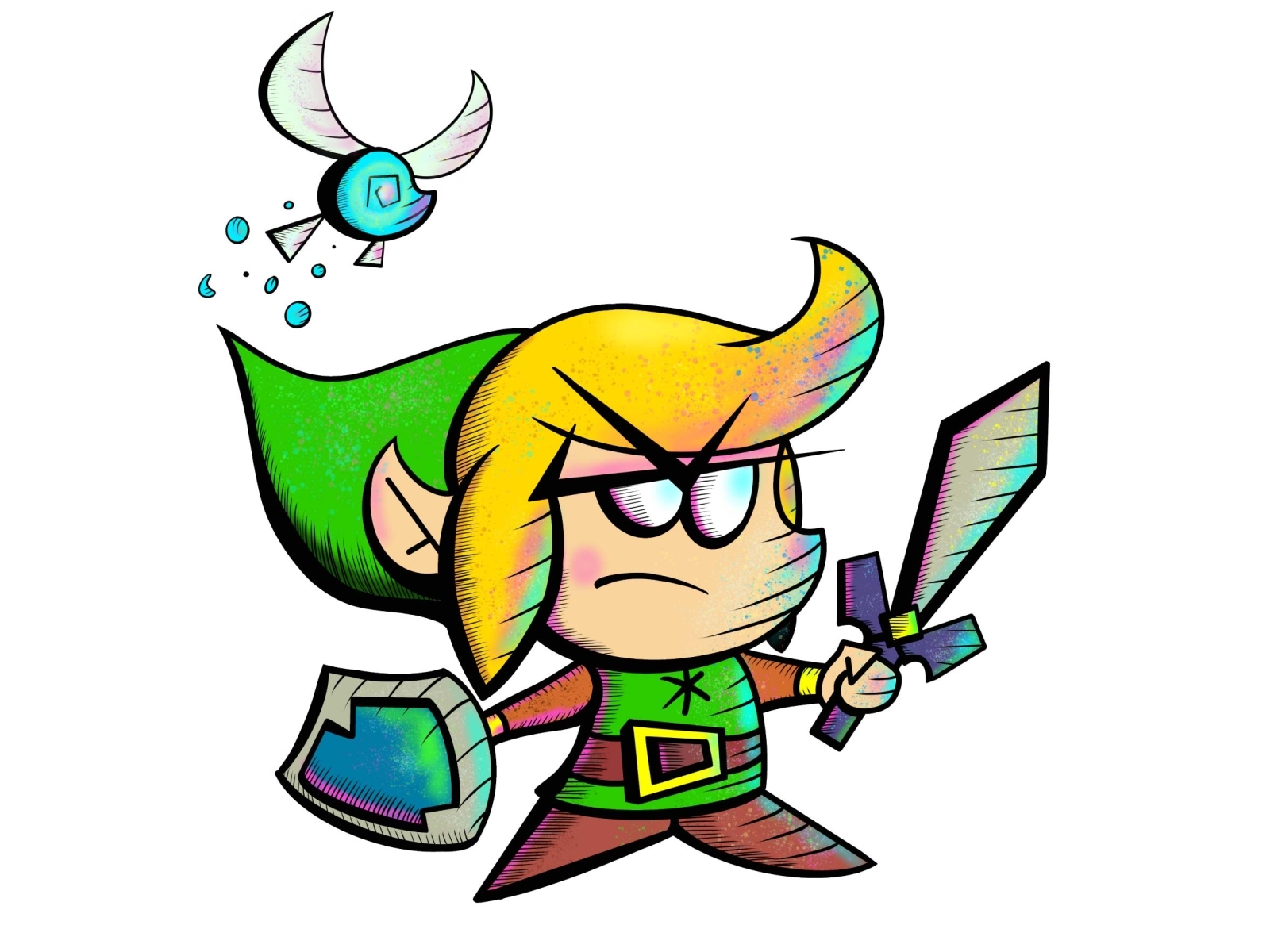 Angry Chibs Link (The Legend of Zelda) by Ivan Ramirez on Dribbble
