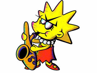 lisa simpson angry