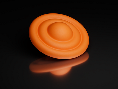 Toys - Planet O 2020 2021 3d 3d modeling 3dartist cgi concept exploration houdini illustration logo minimal orange planet render