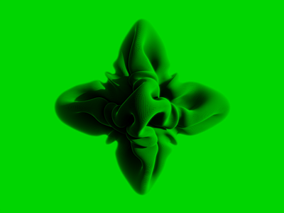 VELLUM ABSTRACT 51 3d 3dartist cg cgi cloth exploration ferro green houdini illustration model render rendering sidefx simulation vellum vray