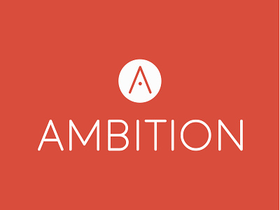 Ambition logo red studio