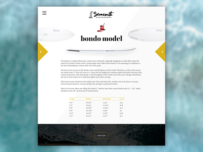 Semente - Surfboard Page