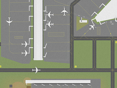 Airport Illustration ~ 1 airport illustration vector