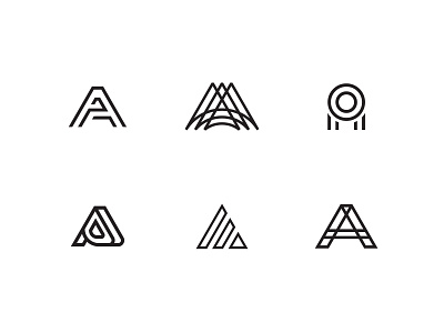 Letter mark A 26daysoftype design designchallenge icon lettermark lettermarklogo logo logos monogram monogramlogo vector