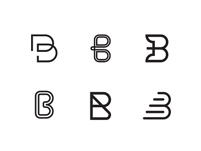 Letter-mark B 26daysoftype 36dayoftype designchallenge geometry icon lettermark lettermarklogo line logo mark monogram typogaphy