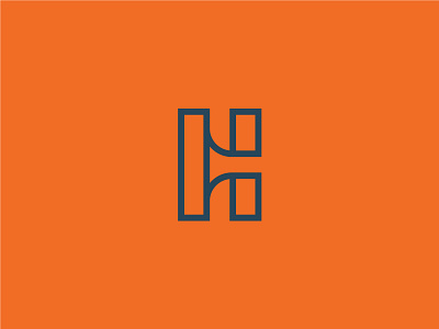 Letter Mark H 36daysoftype icon lettermark lettermarklogo line logo logomark mark monogram
