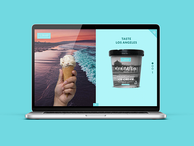 L.A. Creamery Website responsive design uidesign uxdesign