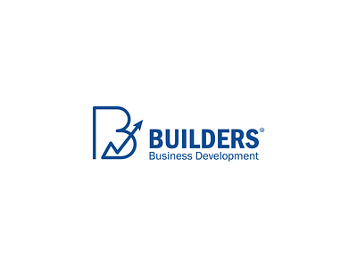 Builders Logo arrow b letter branding builders building business business development development inspiration logo project up
