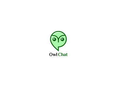 Owl Chat Logo app application chat chating logo owl