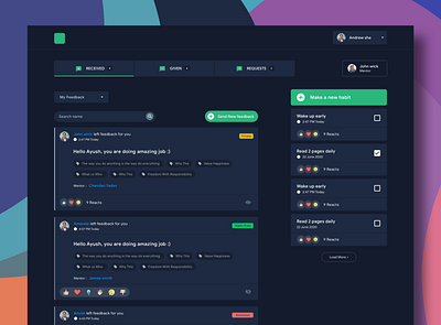 internal feedback system design feedback india product design ui ui design uiux uxdesign webapplication webdesig
